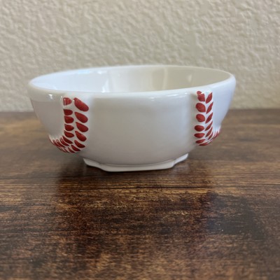 Pottery Barn Game Plan Baseball Bowl Ceramic-image