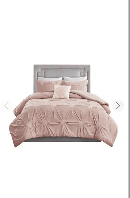 King and California King Size 4 Piece Reversible Duvet Cover Set-image