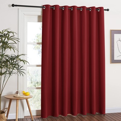 Blackout Blinds for Sliding Door - Indoor Slider Curtains for Patio, Wide Wid...-image