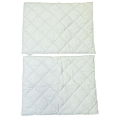 Pottery Barn 100% Cotton Diamond Quilted Standard Size Sham Set NEW-image