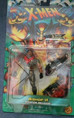 X-Men: Bishop II W/Weapon Release Action by Toy Biz 1996 (MOC), New color -image
