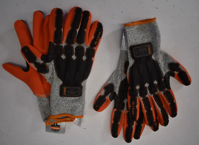 Lot of 2 Ergodyne ProFlex 922CR Lev 5 Cut Resi Nitrile Dipped Gloves Large 17094-image