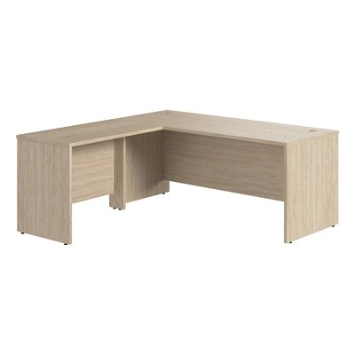 Studio C 72W x 30D L Shaped Desk in Natural Elm - Engineered Wood-image