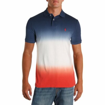 Polo Ralph Lauren Ombre Polo Shirt, Dip Dye Polo In Multi, L .-image