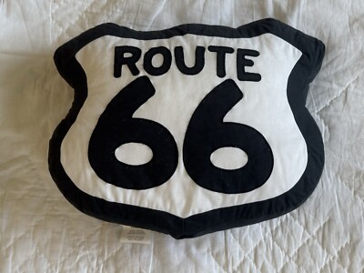 Pottery Barn Kids Disney and Pixar Cars Decorative Pillow Route 66-image
