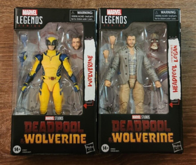 Hasbro Marvel Legends Deadpool and Wolverine Headpool With Logan & Wolverine MIB-image