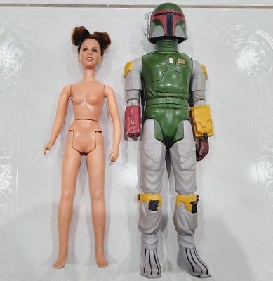 1978 1979 BOBA FETT PRINCESS LEIA Star Wars Vintage 12 inch Figure Kenner Disney-image