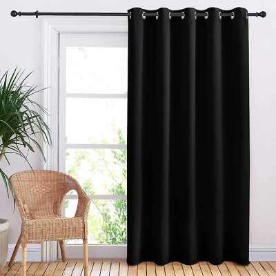 Halloween Blackout Curtain for Sliding Door, Patio Door Curtains, Thermal Insula-image