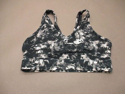 DIP Size L Womens Multicolor Wireless Unlined Sports Bra 7Q-image