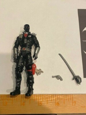 2008 Hasbro G.I. JOE 25th Anniversary DESTRO v21 Figure w' v19B Black Head Swap-image