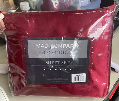 MadisonPark Essentials Queen Size- Medium Red- NEW-image