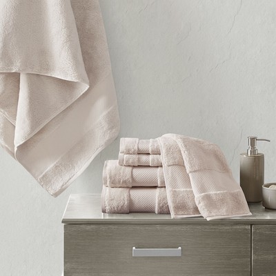 Cotton 6 Piece Bath Towel Set-image