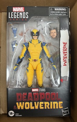Marvel Legends Deadpool & Wolverine WOLVERINE 6” Figure Blue/Yellow Brand New!!-image