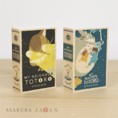 Studio Ghibli My Neighbor Totoro Match box shaped Memopad 2 pieces Neko Cat Bus-image