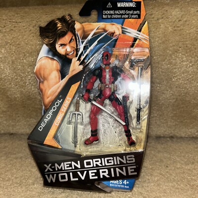 X-Men Origins Wolverine 3.75 Deadpool Comic Series Figure Hasbro Marvel 2009 NIP-image