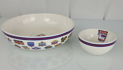 NFL Football Superbowl Chip and Dip Snack Tray Bowl XL 40th Anniversary 3 a Day-image