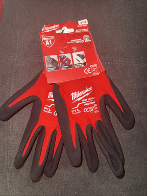 Milwaukee Tool 48-22-8902 Coated Work Gloves, Nitrile Dipped, Nylon/Lycra-image