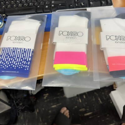 3 pairs Breathable Road Bicycle Cycling professional bike socks Pongo DIP London-image