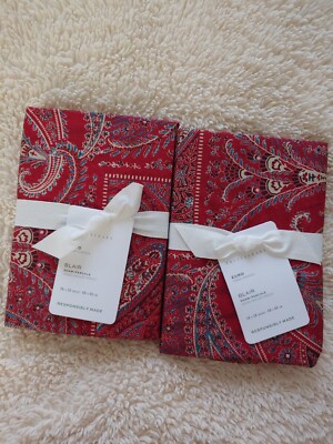 pottery barn blair 2 euro sham original $130 new-image