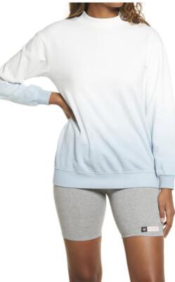 BP Dip Dye Crewneck Cotton Blend Sweatshirt women size M-image