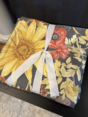 New Pottery Barn Laurel Reversible Percale Duvet Cover, Full/Queen-image