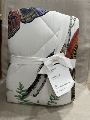 Pottery Barn Fauna Quilted Standard Shams  Set of 3-image