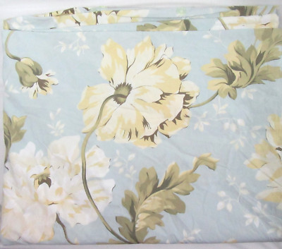 Pottery Barn Winter Poppy Floral King Duvet Cover-image