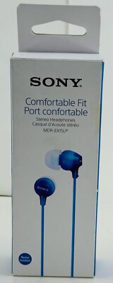 Sony MDREX15LP In-Ear Earbud Headphones, Blue-image