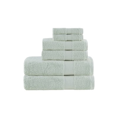 Organic 100% Cotton Bathroom Towel Set, Hotel & Spa Quality Highly Absorbent,...-image