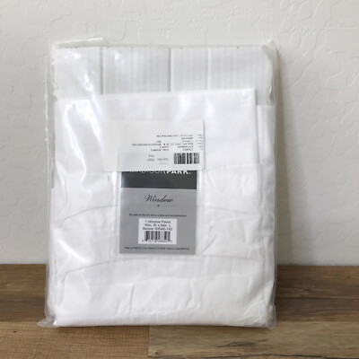 Madison Park Bessie Cotton Horizontal Ruffle Panel White 50