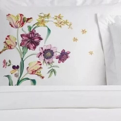 Pottery Barn Monique Lhuillier Isabella Floral Organic Percale Euro Sham-image