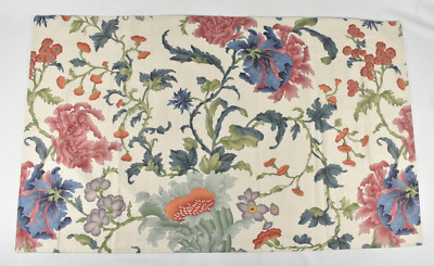 Pottery Barn Greta Floral King Pillow Sham Cotton Sateen Multicolor NWOT-image