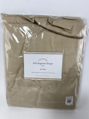 Pottery Barn Foundations Silk Dupioni Drape Pole Top 50