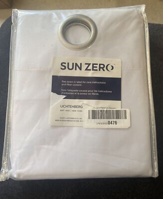 ⚡️Sun Zero Curtain Panel Oslo Theater Blackout Grommet Mushroom (52x95) 1 Panel-image