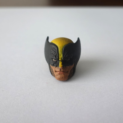Marvel Legends Wolverine Logan (HEAD) Only 1/12 Scale X-Men Series Wolverine Toy-image