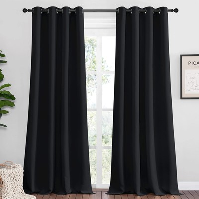 Halloween Patio Blackout Curtain Shades - Summer Home Decoration Thermal Insu...-image