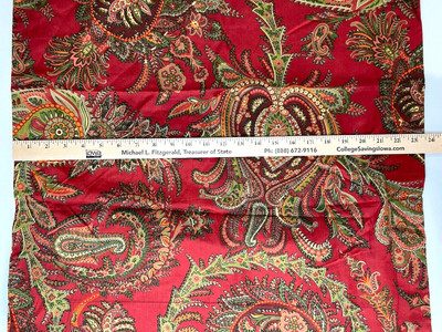 Pottery Barn Pillowcase Sham Rust Orange Brown Paisley Bedroom Preppy Capsule-image