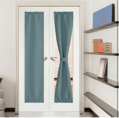 NEW Sidelight Door Curtain 1 Panel Thermal Insulated Blackout W12 x L72”-image