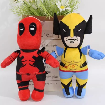 Plush Doll Movie Wolverine & Deadpool Cartoon Ugly Toys 12'' PP Cotton Unisex-image