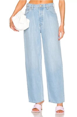 Mother SNACKS!  The Pleated Fun Dip Puddle Jeans In Just A Nibble Sz 26 NWT $218-image