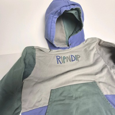 Rip N Dip Hoodie Mens SZ M ( Fits Like Large) Unisex Heavy RipnDip Colorblock -image