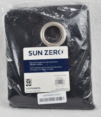 Sun Zero Zero Blackout Energy Saving Curtains / 2 Pack / 40”Wx84”L-image