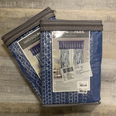 Madison Park Gabby Window Valance Curtains Lot Of 2 Valances-image