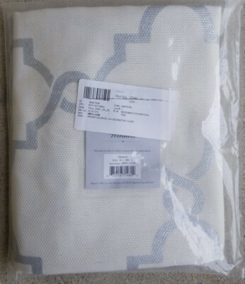 Madison Park Fretwork Print Grommet Top Window Valance MP41-2399-image