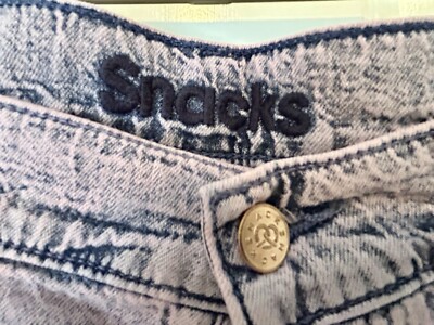 MOTHER SNACKS! The Pleated Fun Dip Puddle Barrel 90s Baggy JEANS Size 29-image