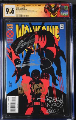 Wolverine #88 (Deadpool 3) CGC SS Signed x5 (Adam, Larry, Rob, Fabian)-image