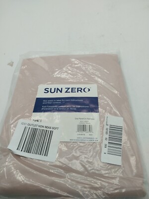 Sun Zero Curtain Panel Blush 40in x 63in-image