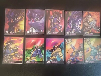 1995 Fleer Ultra X-Men – Alternate X Complete 20 Card Set & 10 Chase Cards-image
