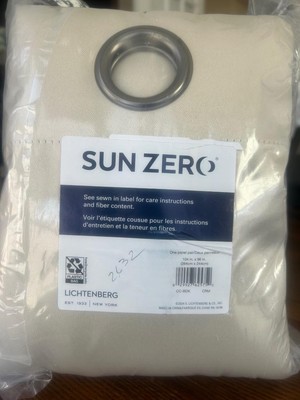 NIP Sun Zero Lichtenberg Blackout Curtains 1 Panel Pair 104
