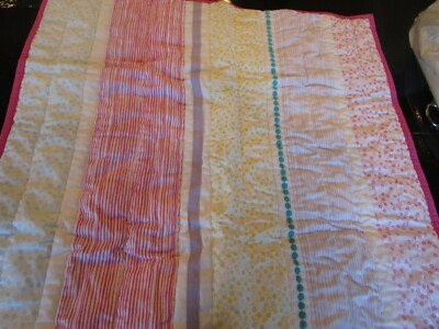 Pottery Barn kids Maya Dandellion Euro sham quilted photo shoot sample -image